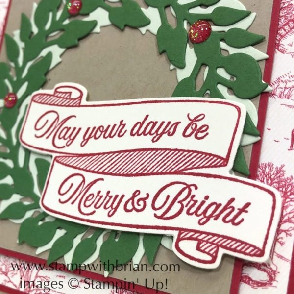 All-Around Wreath Dies, Toile Christmas Bundle, Stampin' Up!, Brian King All-Around Wreath Dies, Toile Christmas Bundle, Stampin' Up!, Brian King