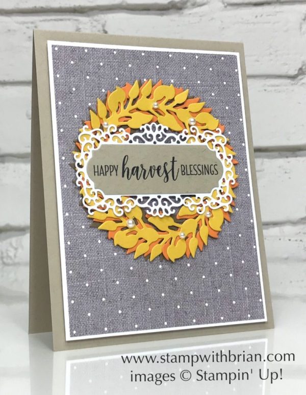 All-Around Wreath Dies, Ornate Frames Dies, Country Home, Stampin' Up!, Brian King