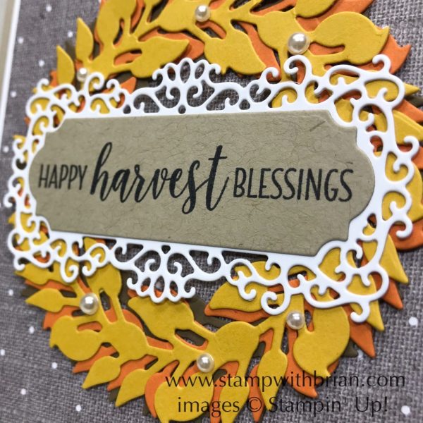 All-Around Wreath Dies, Ornate Frames Dies, Country Home, Stampin' Up!, Brian King