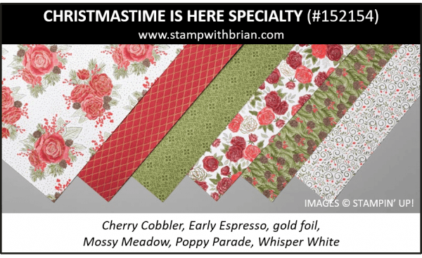 Christmastime is Here Specialty Designer Series Paper, Stampin' Up! 152154