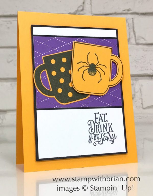 Cup of Christmas Bundle, Spooktacular Bash, Stampin' Up!, Brian King, Halloween card Cup of Christmas Bundle, Spooktacular Bash, Stampin' Up!, Brian King, Halloween card