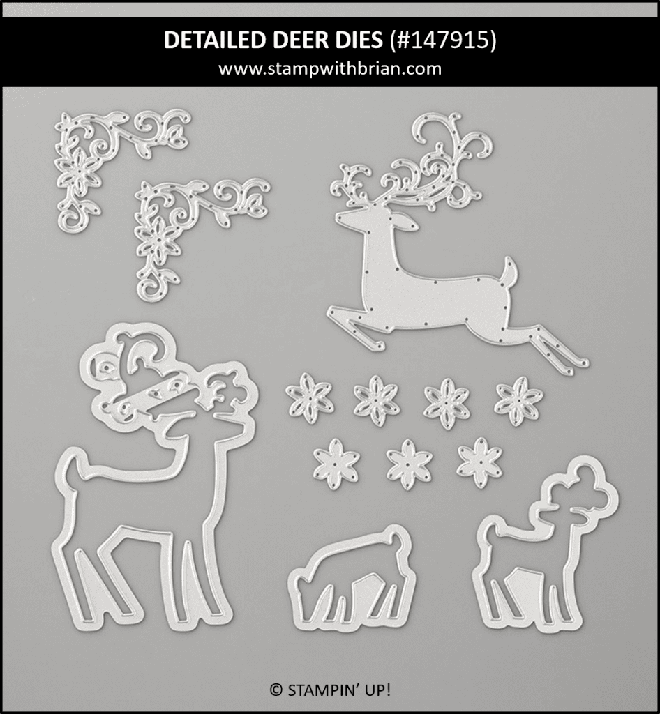 Detailed Deer Dies, Stampin' Up! 147915