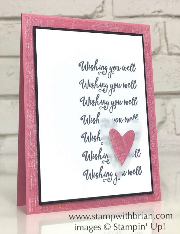 Gather Together, Stampin' Up!, Brian King, Wishing You Well Card