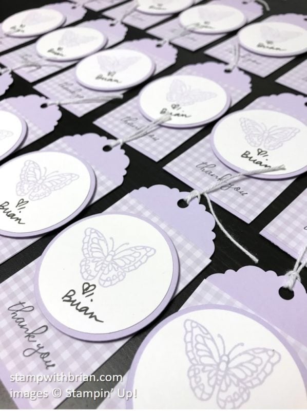 Painted Glass, Free as a Bird, Delightful Tag Topper, Stampin' Up!, Brian King