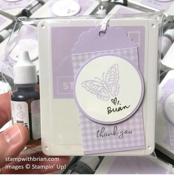 Painted Glass, Free as a Bird, Delightful Tag Topper, Stampin' Up!, Brian King