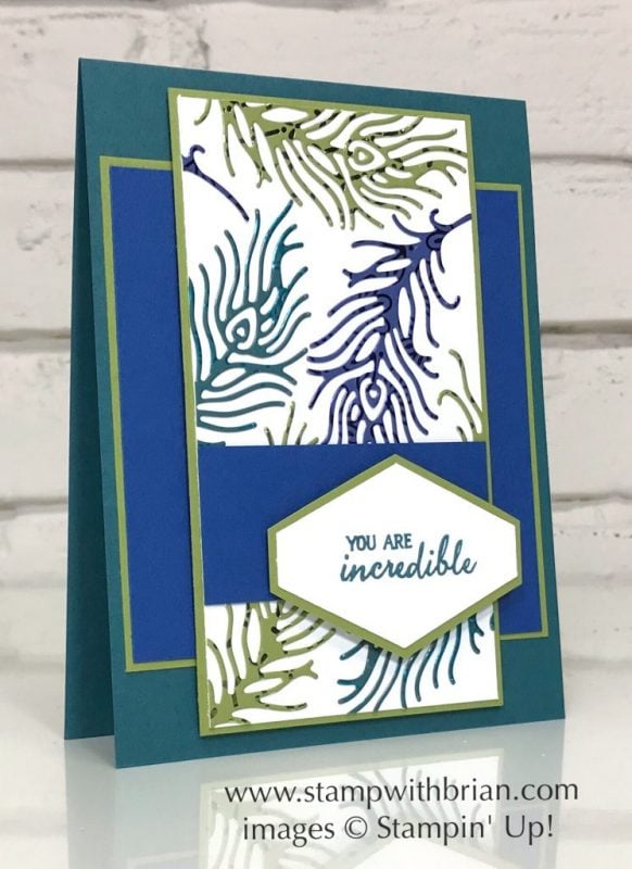 Royal Peacock Bundle, Stampin' Up!, Brian King