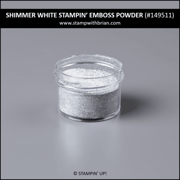 Shimmer White Stampin' Emboss Powder, Stampin' Up! 149511