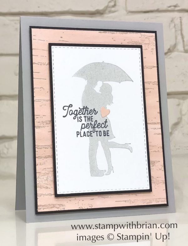 Silhouette Scenes, Birch, Stampin' Up!, Brian King, engagement card Silhouette Scenes, Birch, Stampin' Up!, Brian King, engagement card