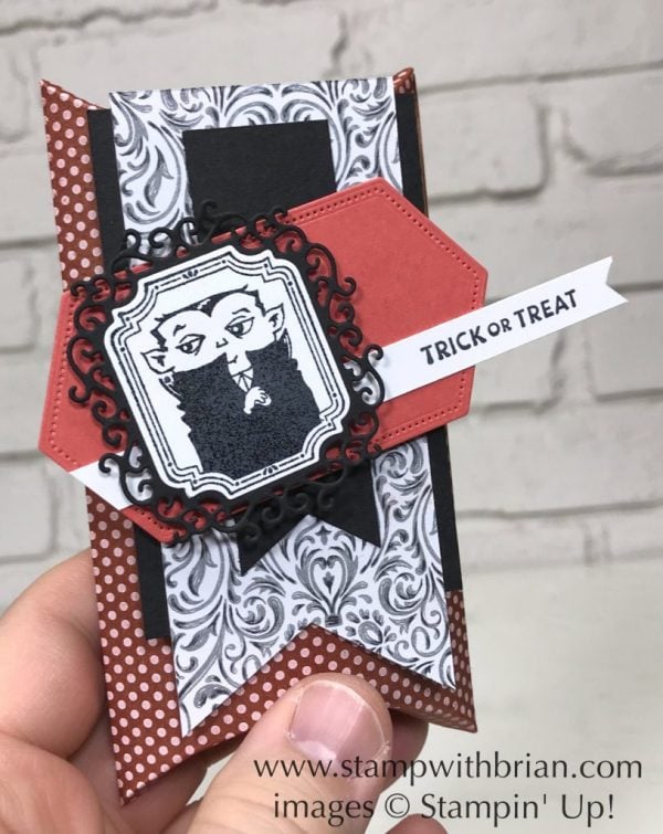 Spooktacular Bash Bundle, Itty Bitty Greetings, Stampin' Up!, Brian King, Halloween treat box