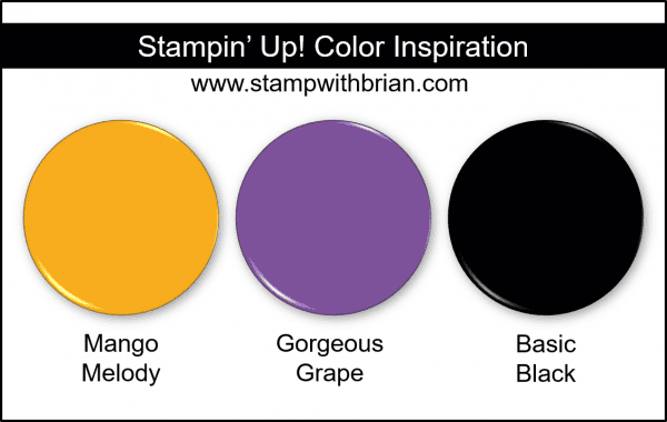 Stampin' Up! Color Inspiration - Mango Melody, Gorgeous Grape, Basic Black Stampin' Up! Color Inspiration - Mango Melody, Gorgeous Grape, Basic Black