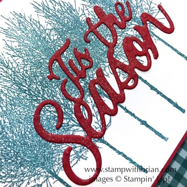 Winter Woods, Stampin' Up!, Brian King, Christmas Card