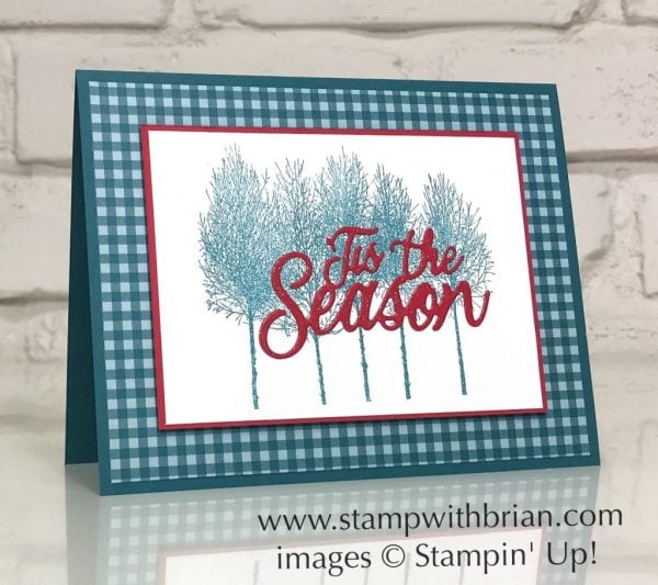 Winter Woods, Stampin' Up!, Brian King, Christmas Card
