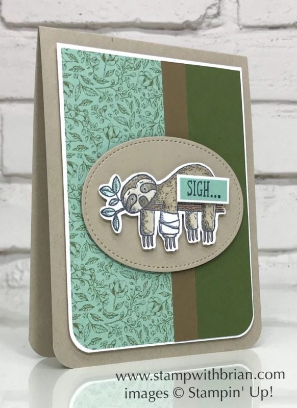 Back on Your Feet, Garden Lane, Stampin' Up!, Brian King, Get Well Soon card