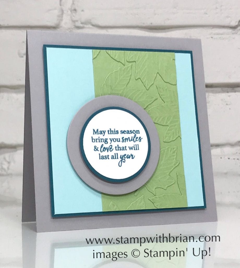 Gather Together Bundle, Stampin' Up!, Brian King, faux embossing