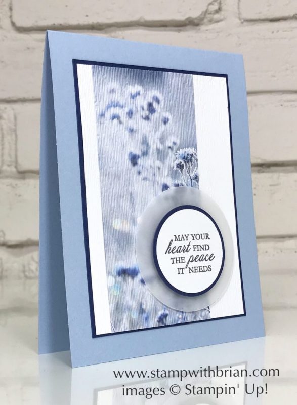 Here's a Card, Feels Like Frost Specialty, Stampin' Up!, Brian King, Sympathy card Here's a Card, Feels Like Frost Specialty, Stampin' Up!, Brian King, Sympathy card
