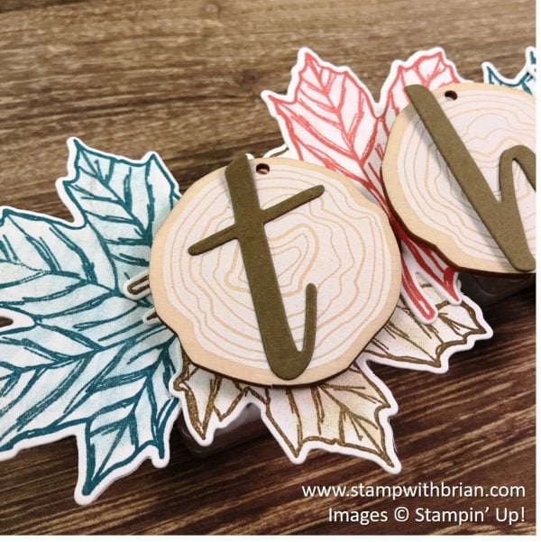 Thanksgiving banner, Stampin' Up!, Brian King