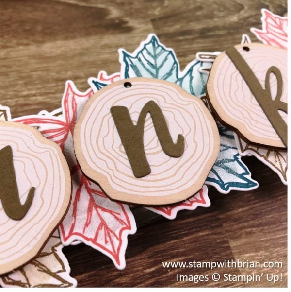 Thanksgiving banner, Stampin' Up!, Brian King