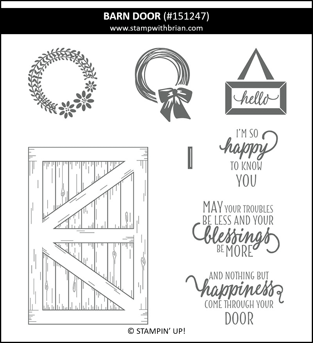 Barn Door, Stampin' Up! 151247