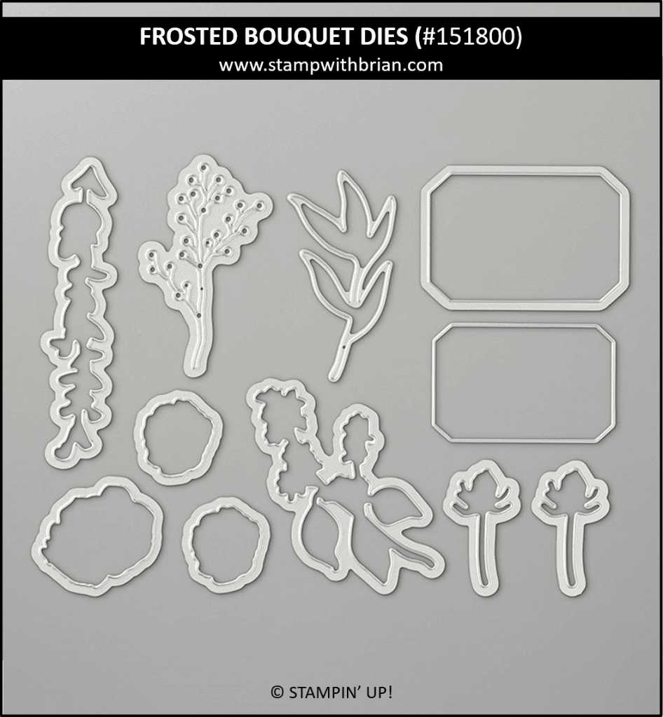 Frosted Bouquet Dies, Stampin' Up! 151800 Frosted Bouquet Dies, Stampin' Up! 151800