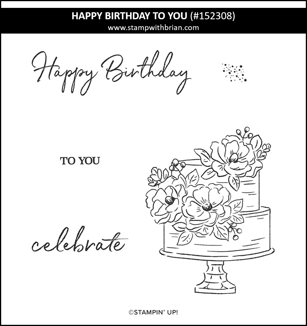 Happy Birthday to You, Stampin Up! Sale-a-Bration 152308