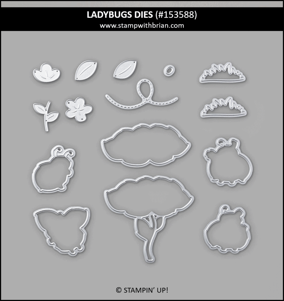 Ladybugs Dies, Stampin Up! 153588 Ladybugs Dies, Stampin Up! 153588