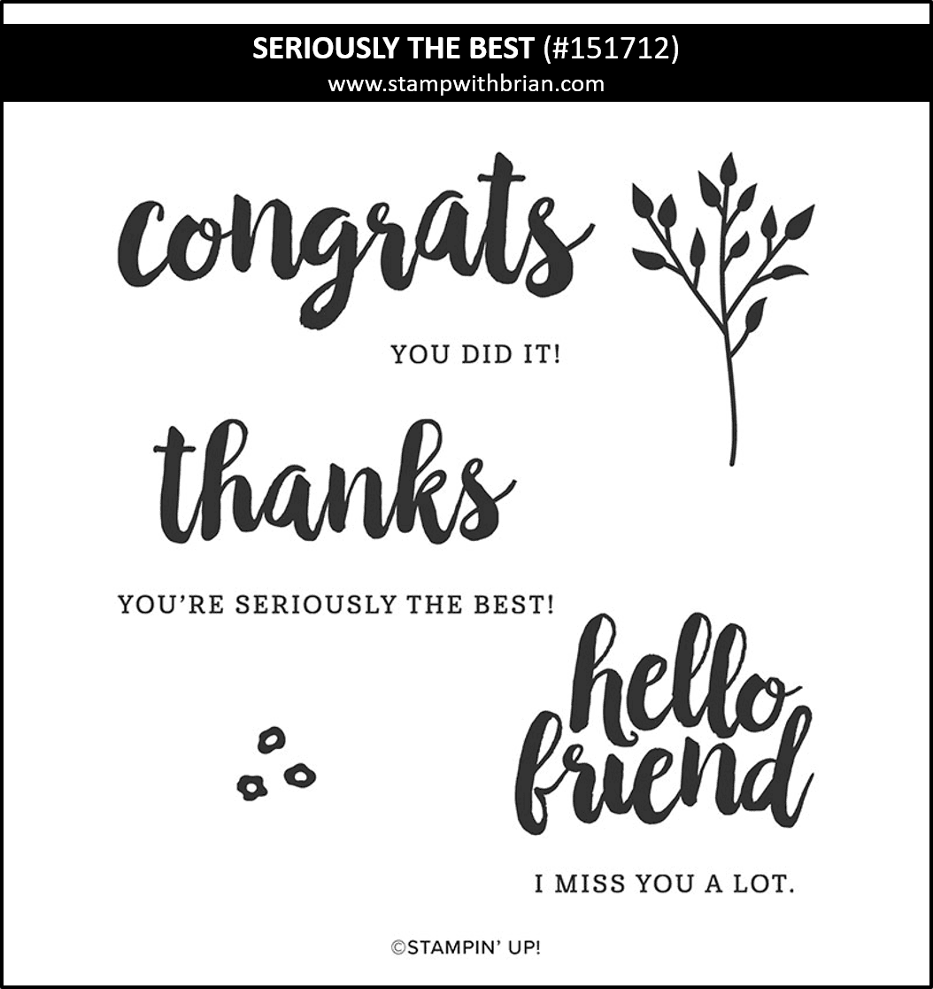 Seriously the Best, Stampin' Up! 151712