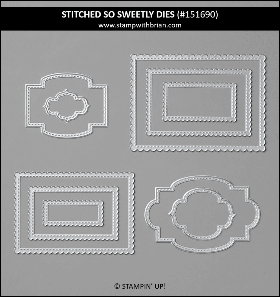 Stitched So Sweetly Dies, Stampin Up! 151690