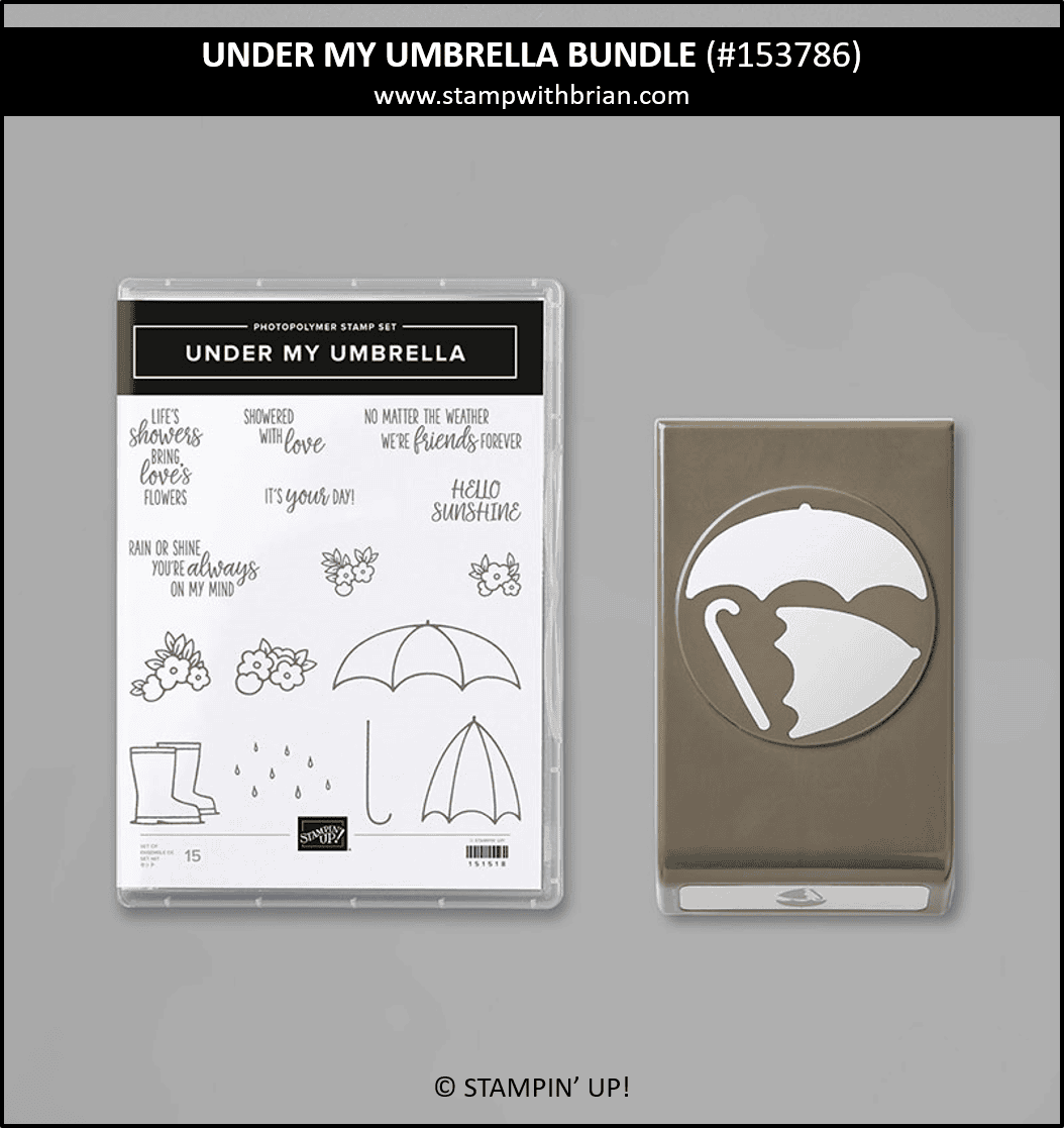 Under My Umbrella Bundle, Stampin Up! 153786