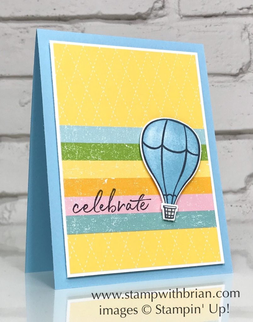 Above the Clouds, Happy Birthday to You, Stampin Up!, Brian King