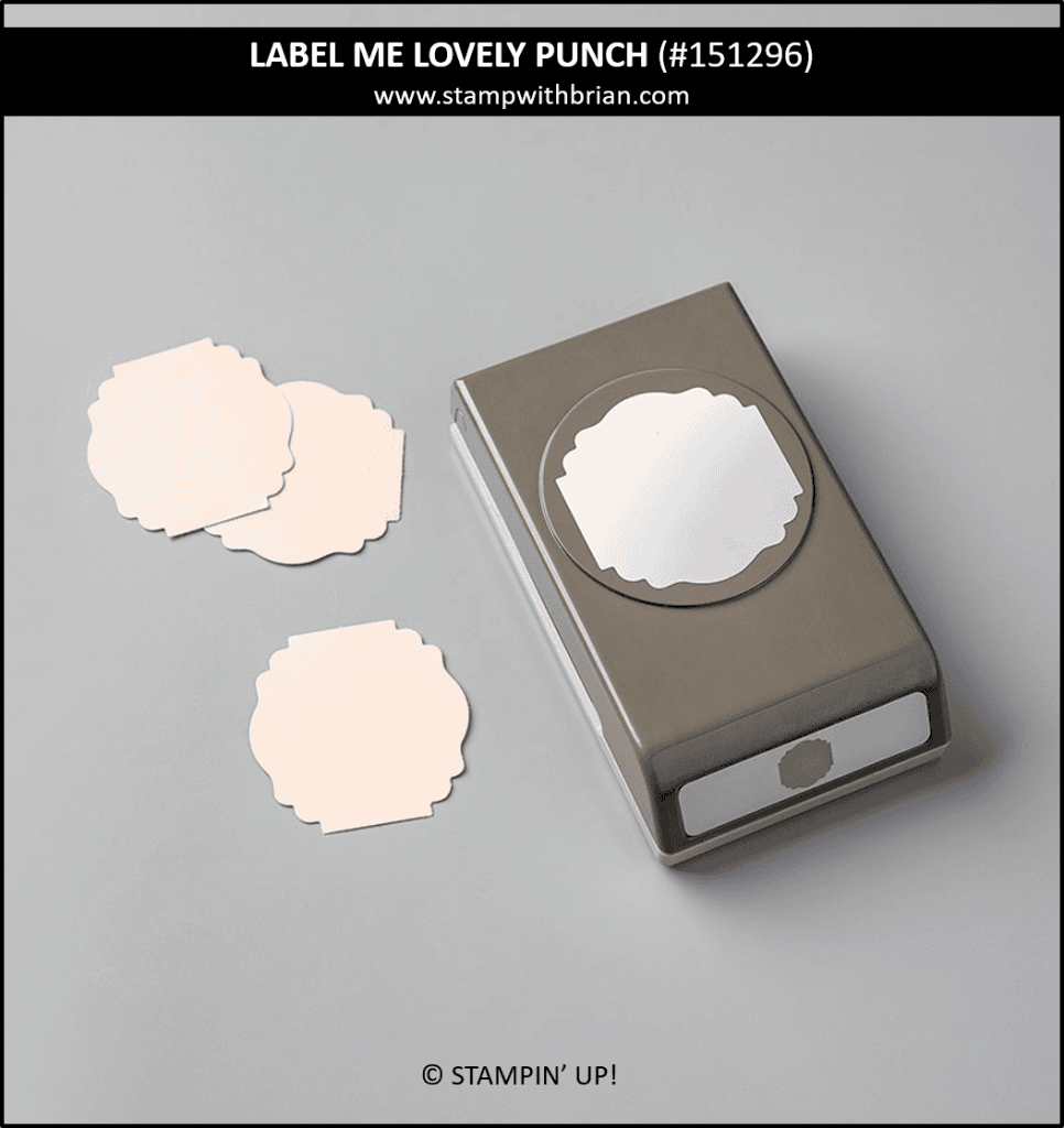Label Me Lovely Punch, Stampin Up! 151296