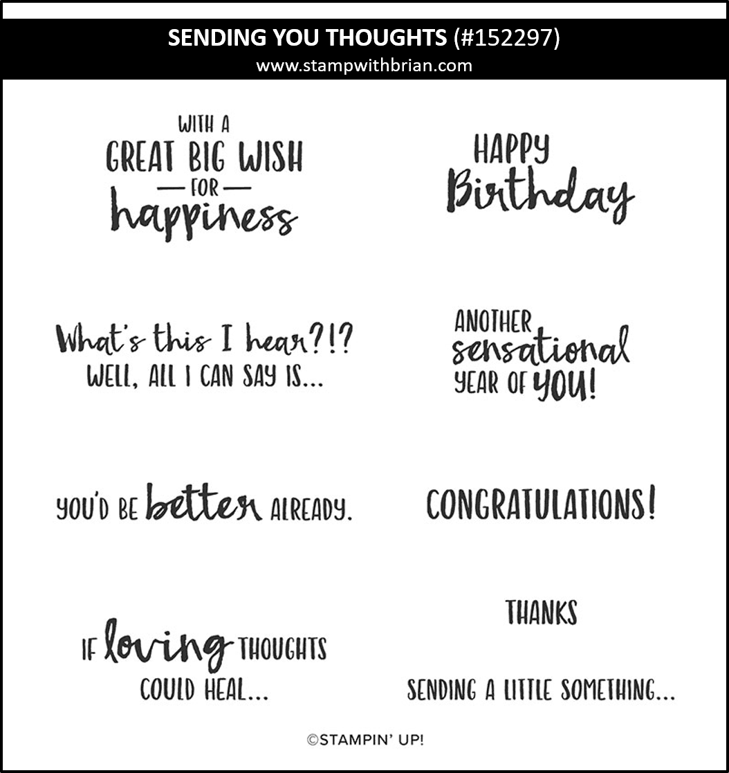 Sending You Thoughts, Stampin Up! 152297
