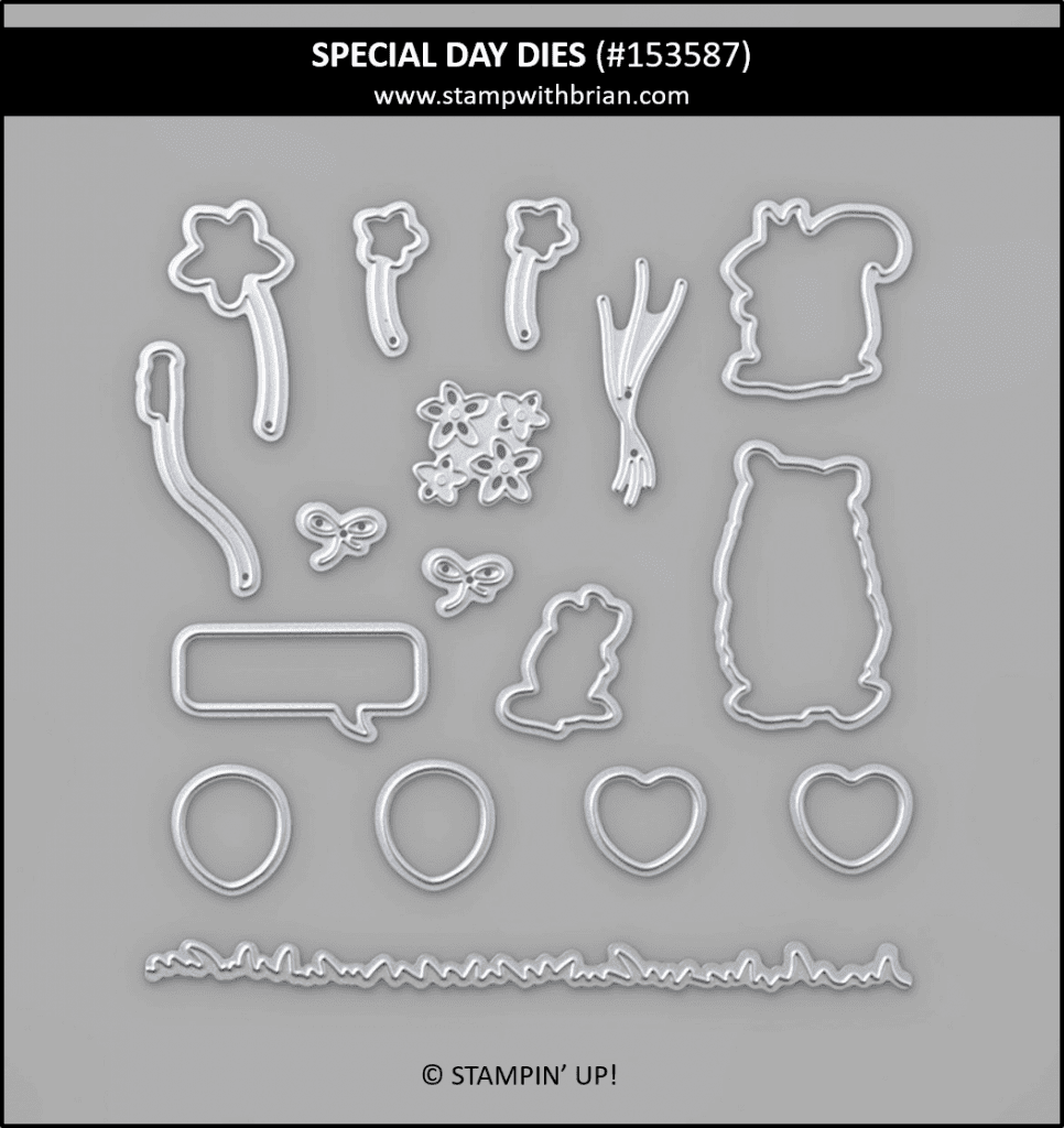 Special Day Dies, Stampin Up! 153587