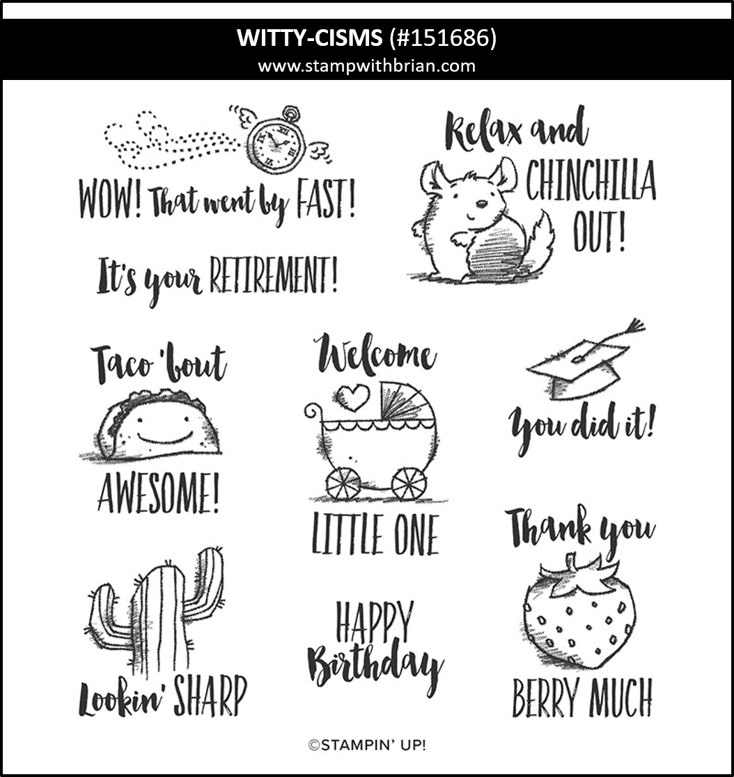 WItty-cisms, Stampin Up! 151686