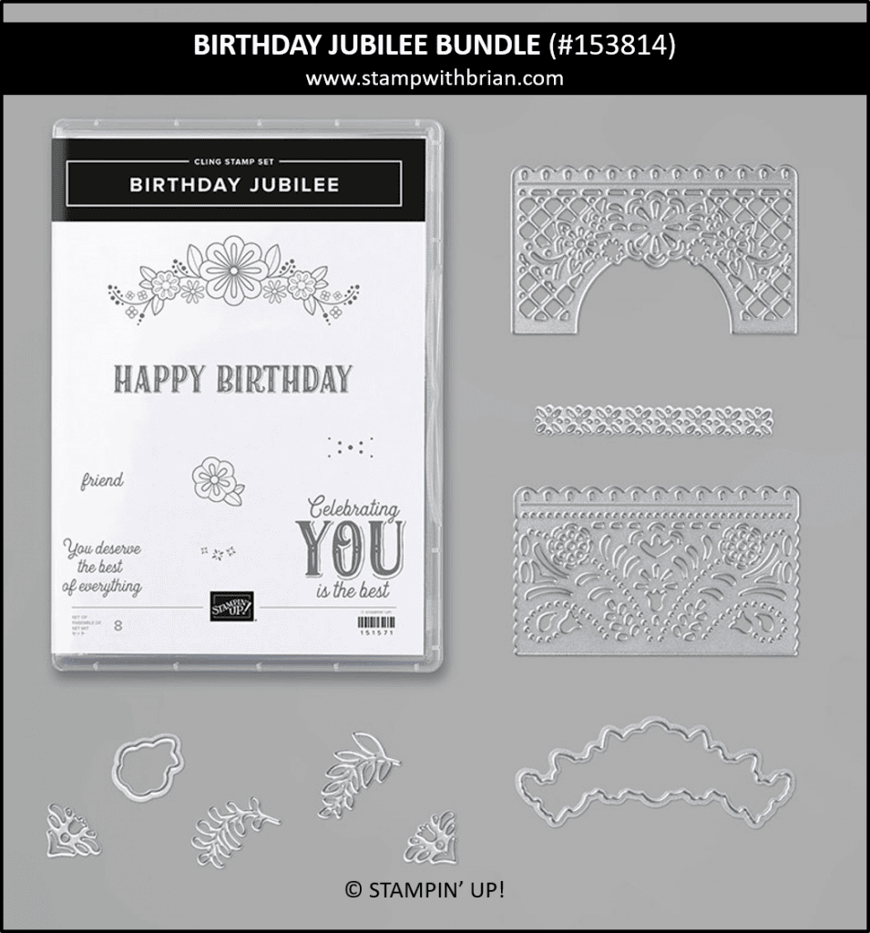 Birthday Jubilee Bundle, Stampin Up! 153814