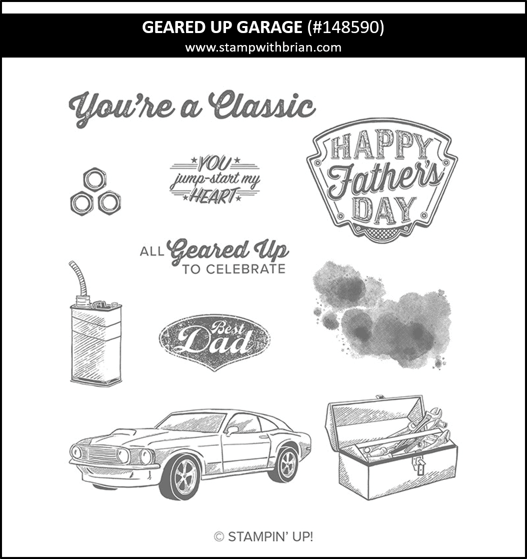 Geared Up Garage, Stampin Up! 148590 Geared Up Garage, Stampin Up! 148590