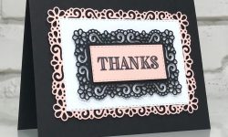 Ornate Thanks, Ornate Layers Dies, Stampin Up! Brian King