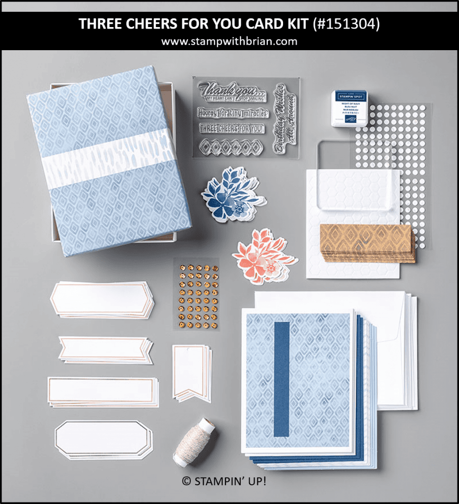 Three Cheers for You Card Kit, Stampin Up! 151304