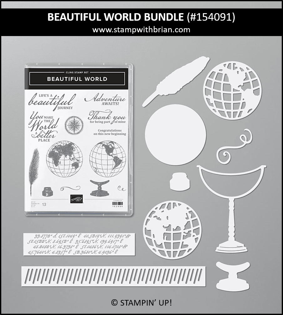 Beautiful World Bundle, Stampin Up!, 154091