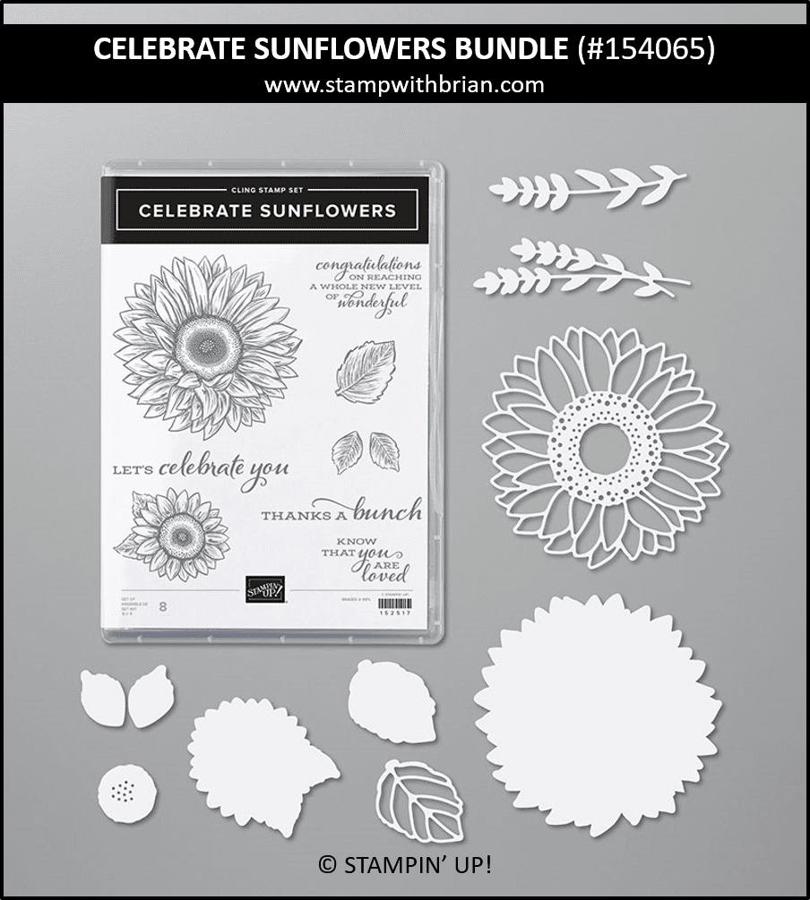 Celebrate Sunflowers Bundle, Stampin Up! 154065