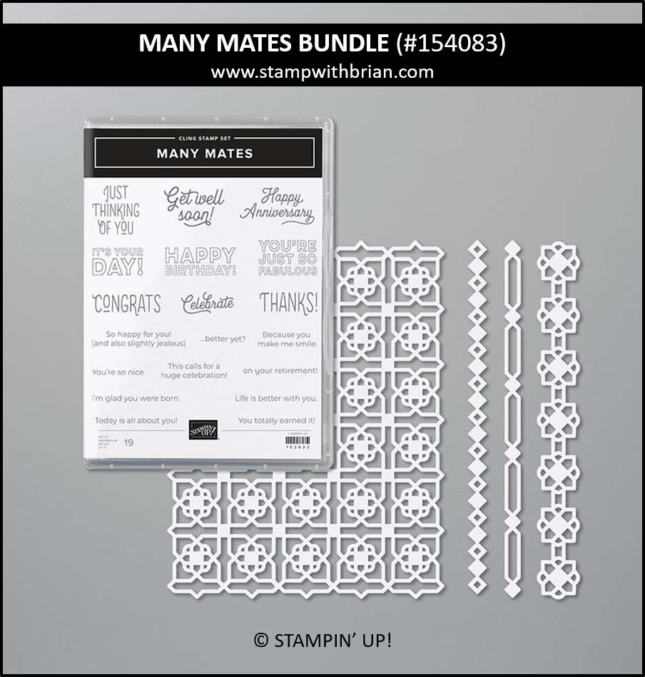 Many Mates Bundle, Stampin Up! 154083