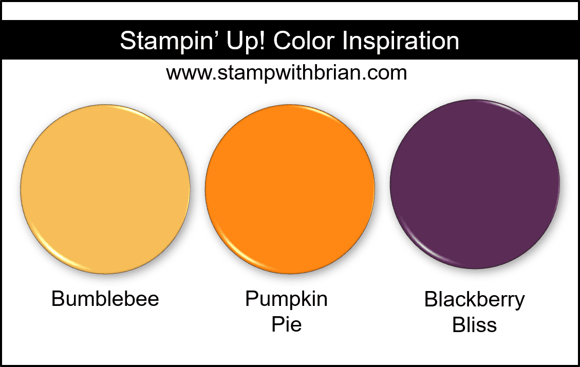 Stampin Up! Color Inspiration - Bumblebee, Pumpkin Pie, Blackberry Bliss Stampin Up! Color Inspiration - Bumblebee, Pumpkin Pie, Blackberry Bliss