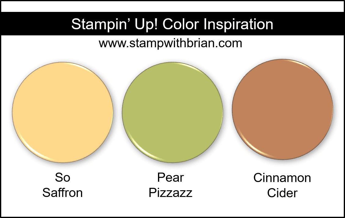 Stampin Up! Color Inspiration - So Saffron, Pear Pizzazz, Cinnamon Cider Stampin Up! Color Inspiration - So Saffron, Pear Pizzazz, Cinnamon Cider