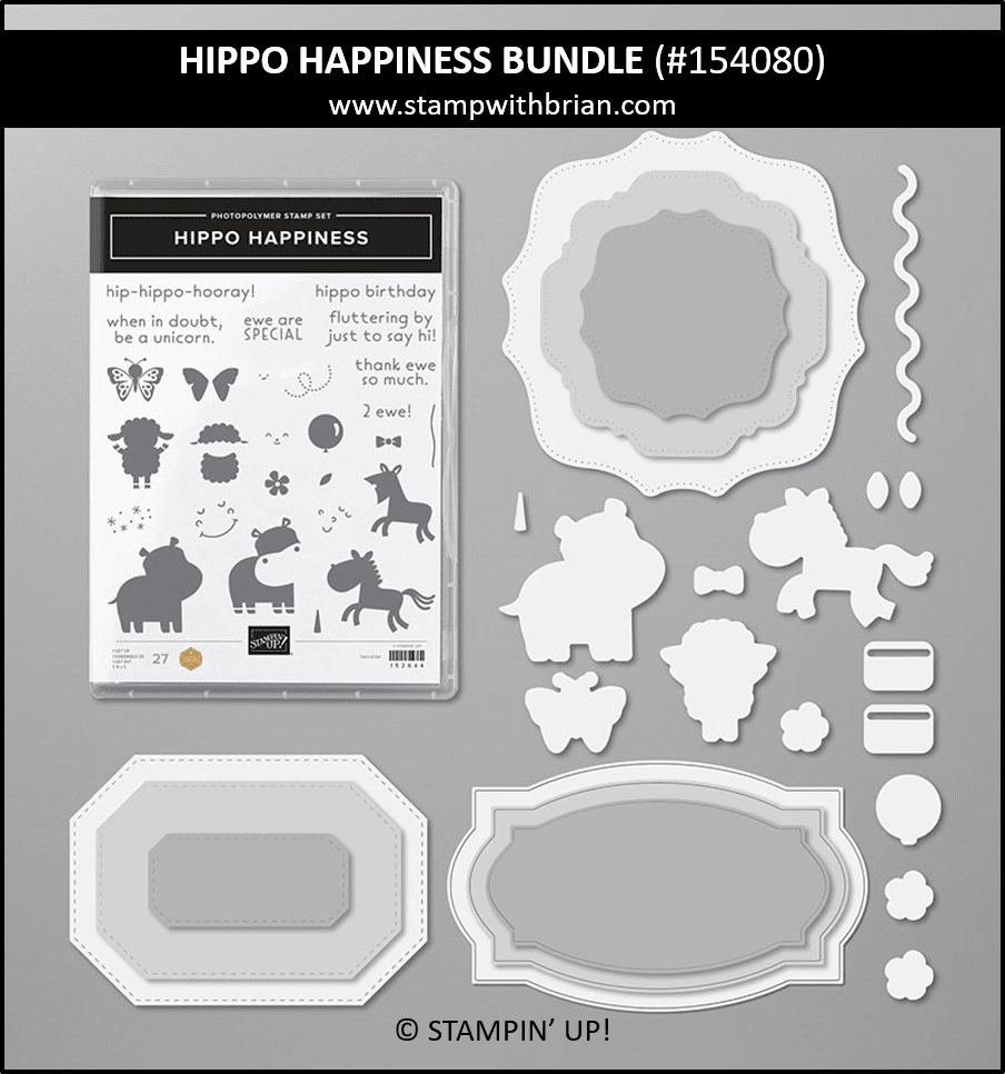 Hippo Happiness Bundle, Stampin Up! 154080