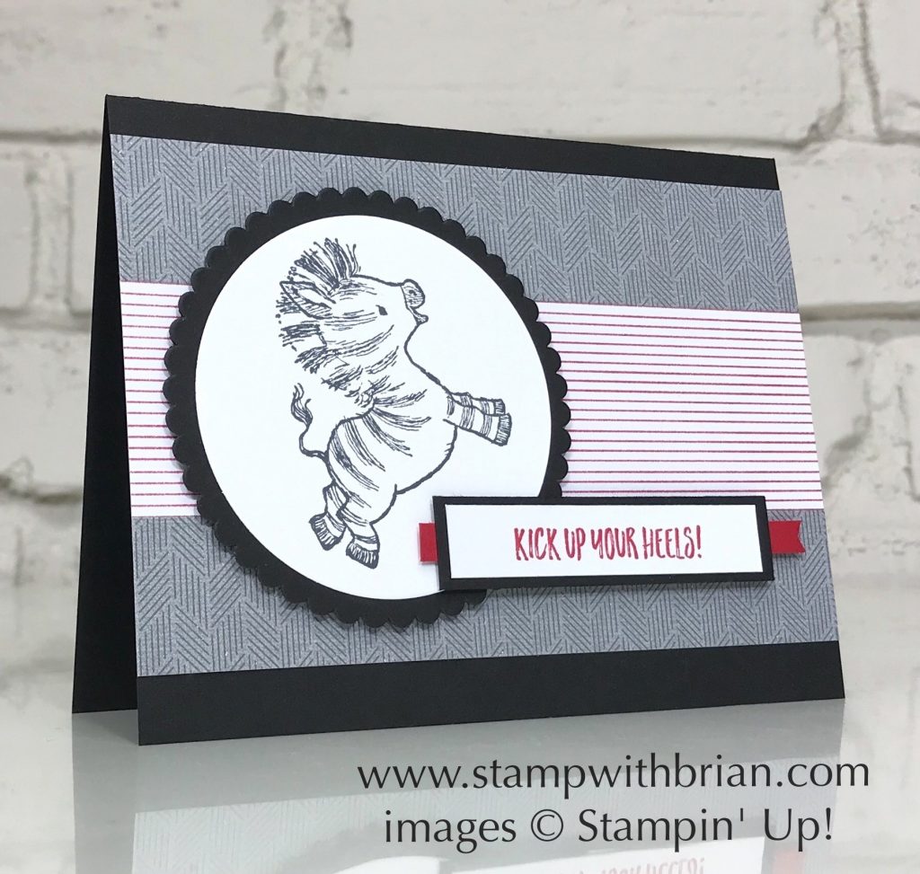 Zany Zebras, Stampin Up!, Brian King
