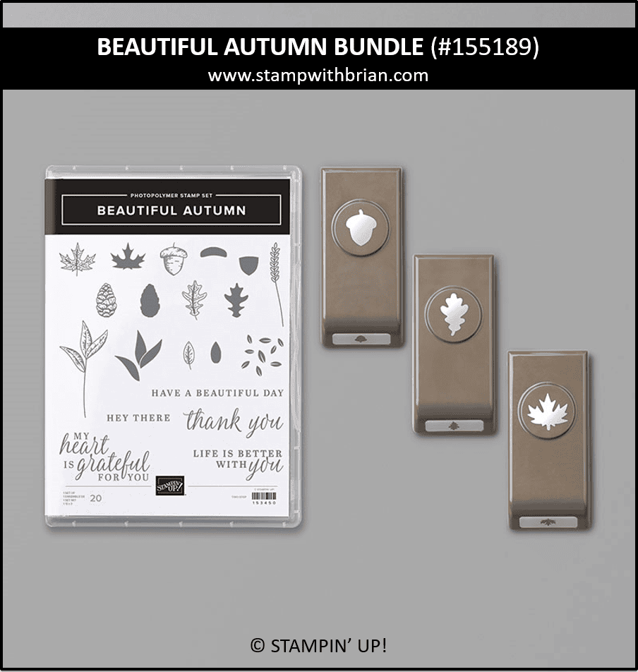 Beautiful Autumn Bundle, Stampin Up! 155189