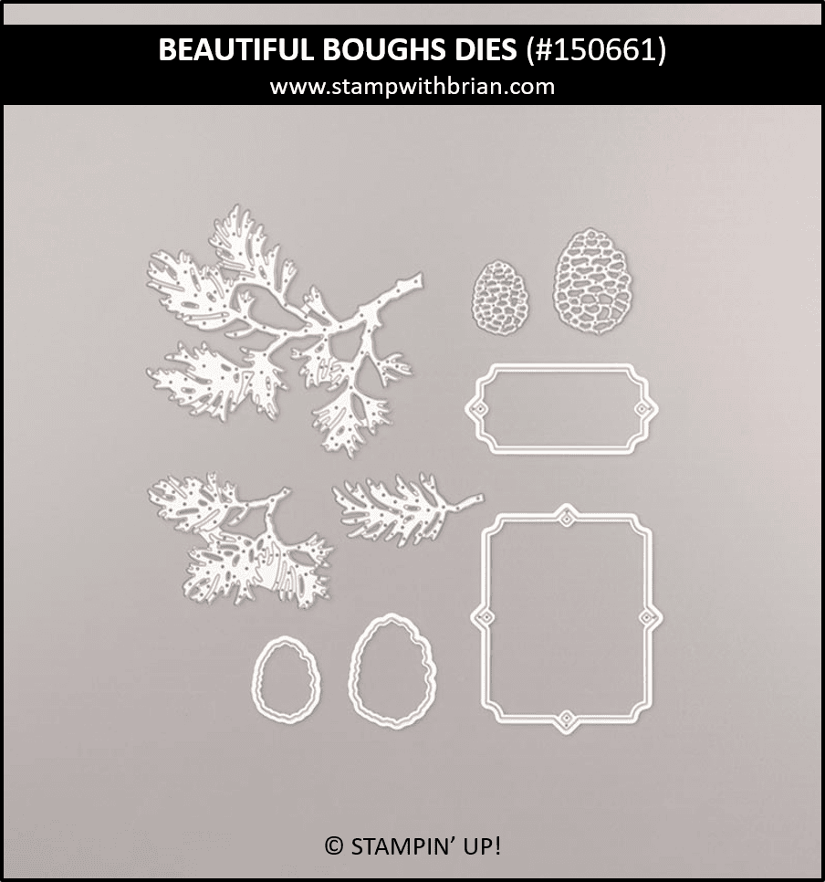 Beautiful Boughs Dies, Stampin Up!, 150661