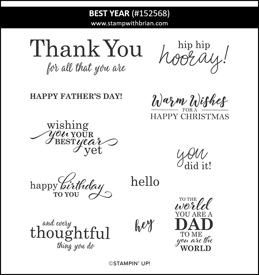 Best Year, Stampin Up! 152568