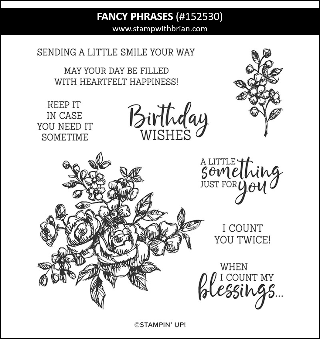 Fancy Phrases, Stampin Up! 152530