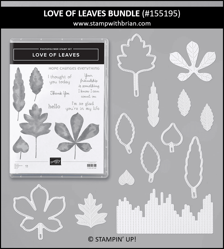 Love of Leaves Bundle, Stampin Up! 155195