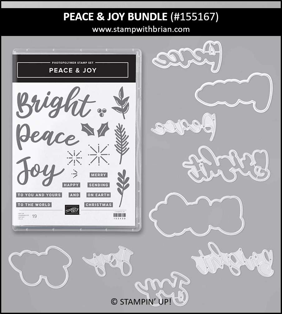 Peace & Joy Bundle, Stampin Up! 155167